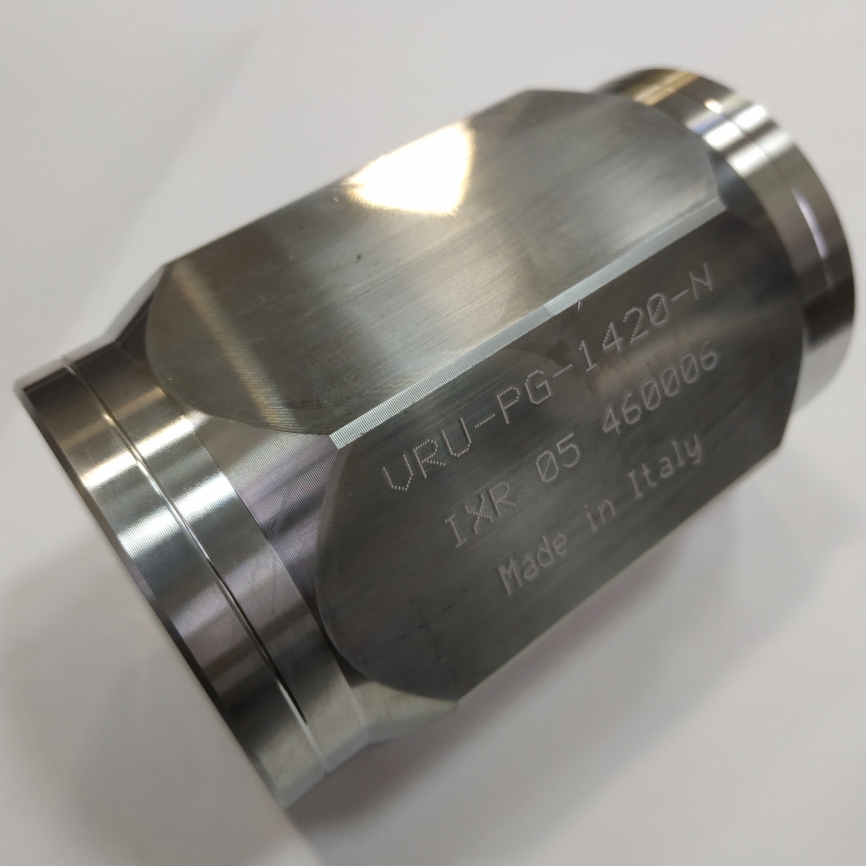 Обратный клапан высокого давления INOX RIVA VRU-PG-1320-N  фото 1